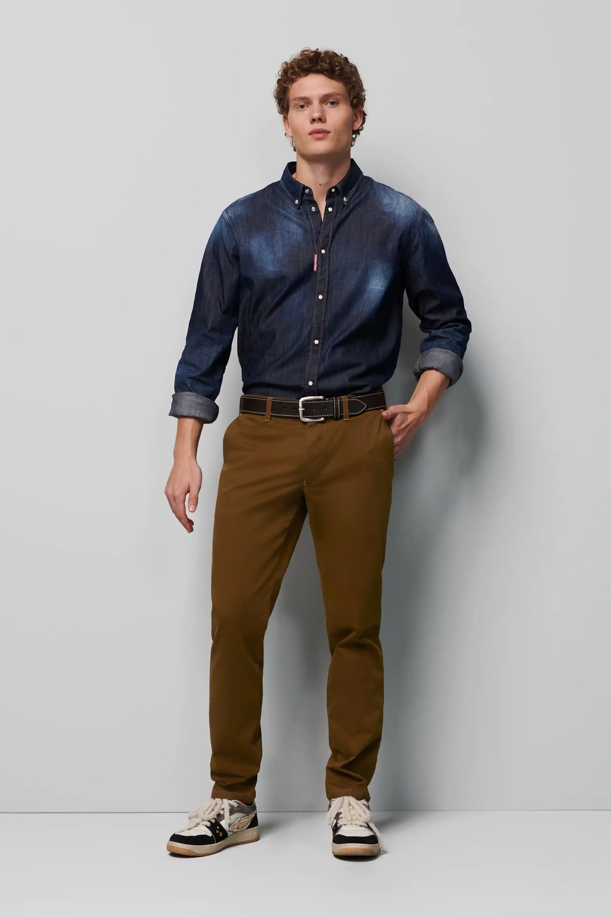 MEYER M5 Jeans - 6001 Soft Stretch Cotton Chinos - Caramel Meyer