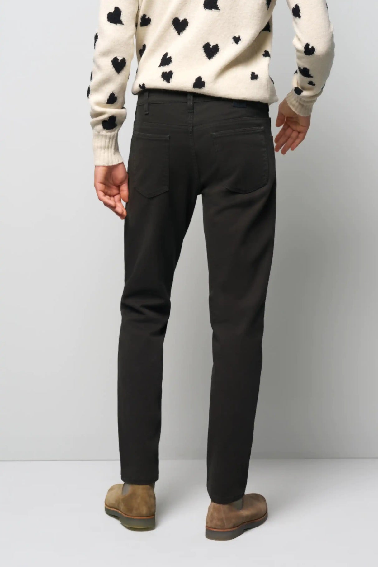 MEYER M5 Jeans - 6188 Cotton Twill Chinos - Charcoal Meyer