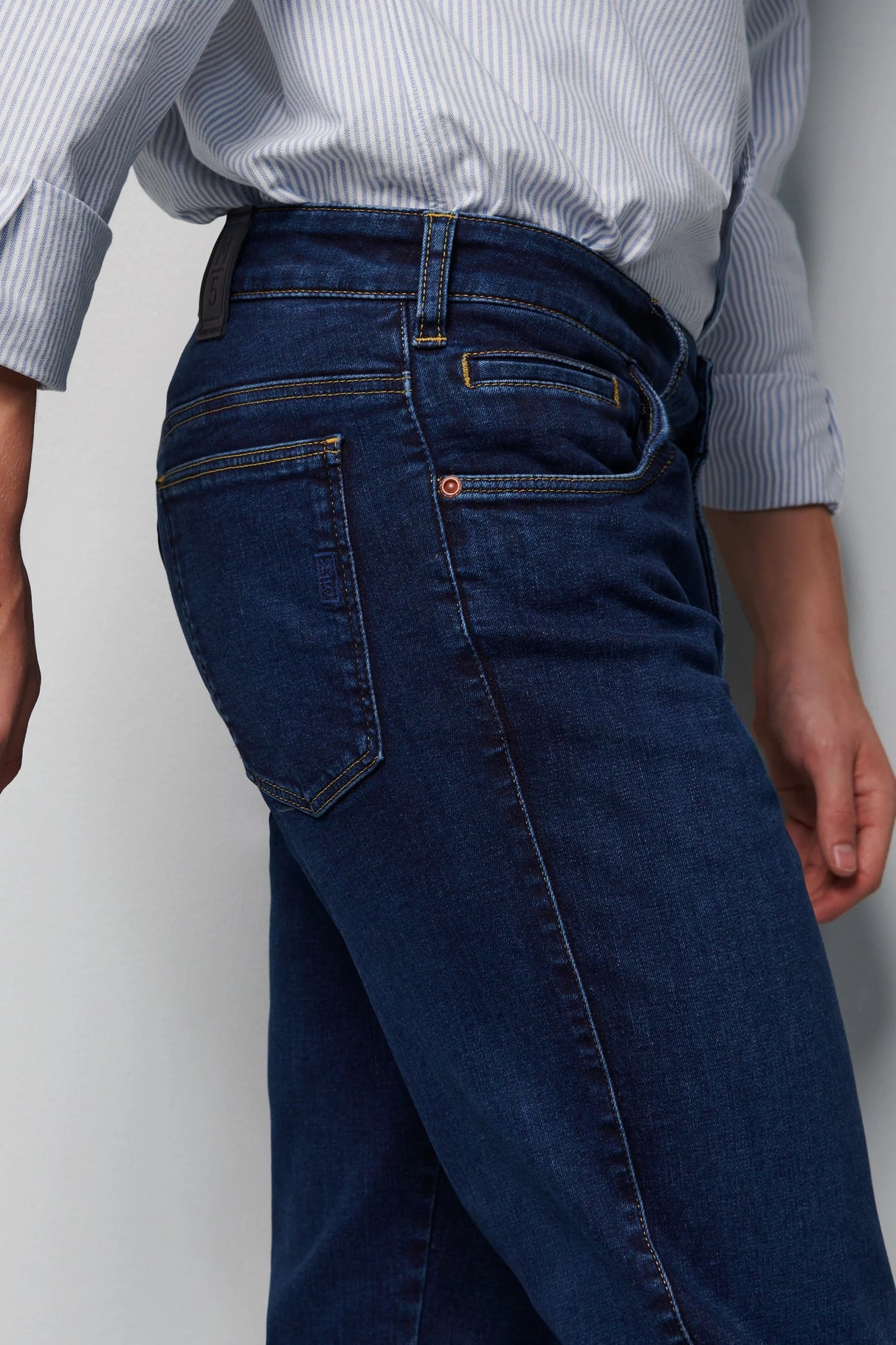 MEYER M5 Jeans – 6256 Regular Fit – Super Stretch Organic Denim – Dark Blue