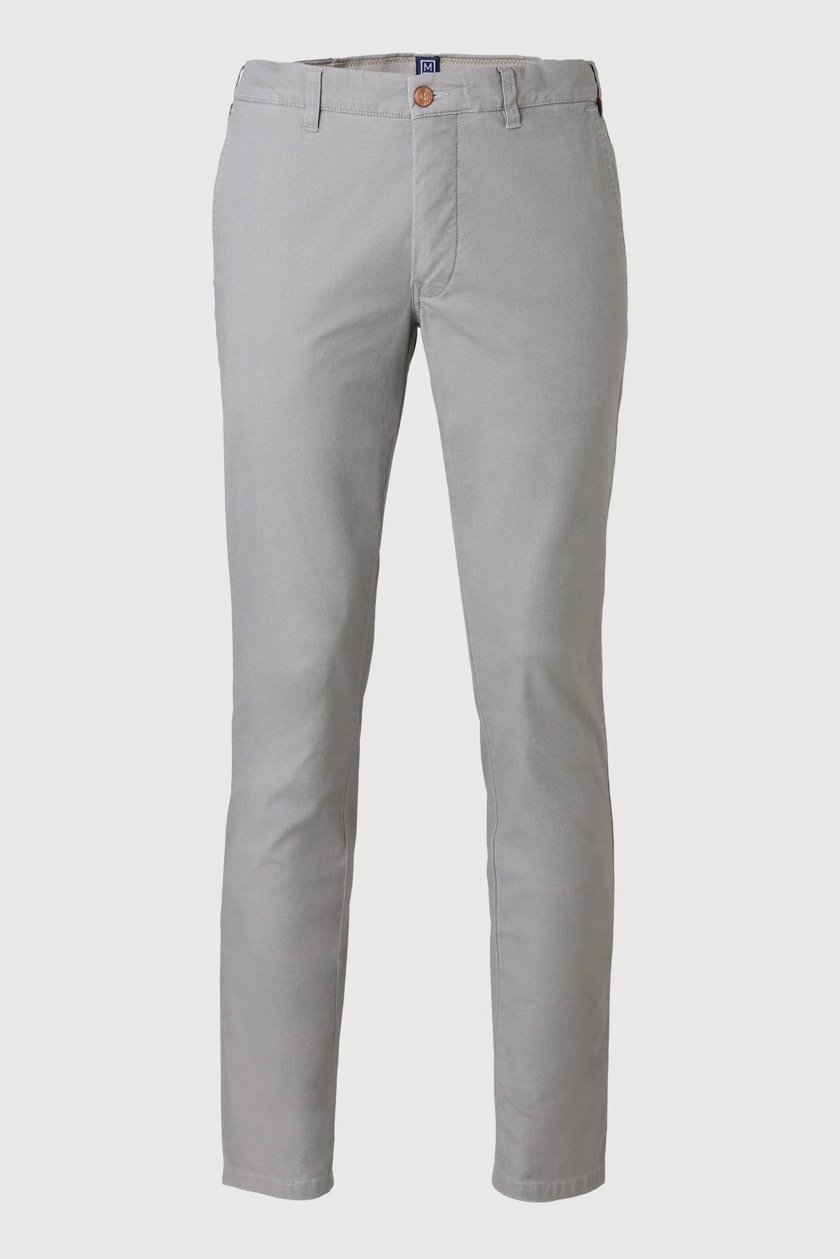 MEYER M5 Move 6025 Micro-Structure Super Stretch Chinos – Grey