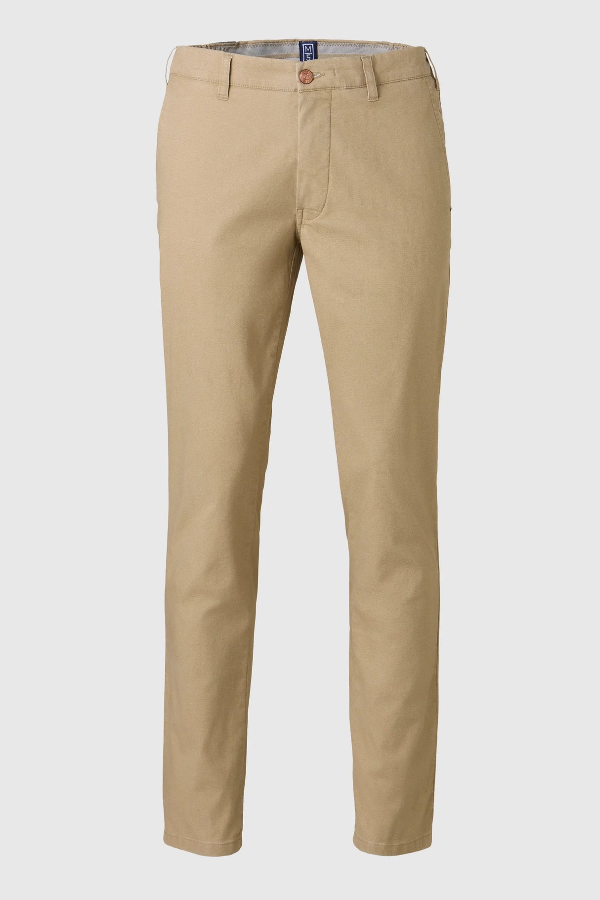 MEYER M5 Move 6025 Micro-Structure Super Stretch Chinos – Sand