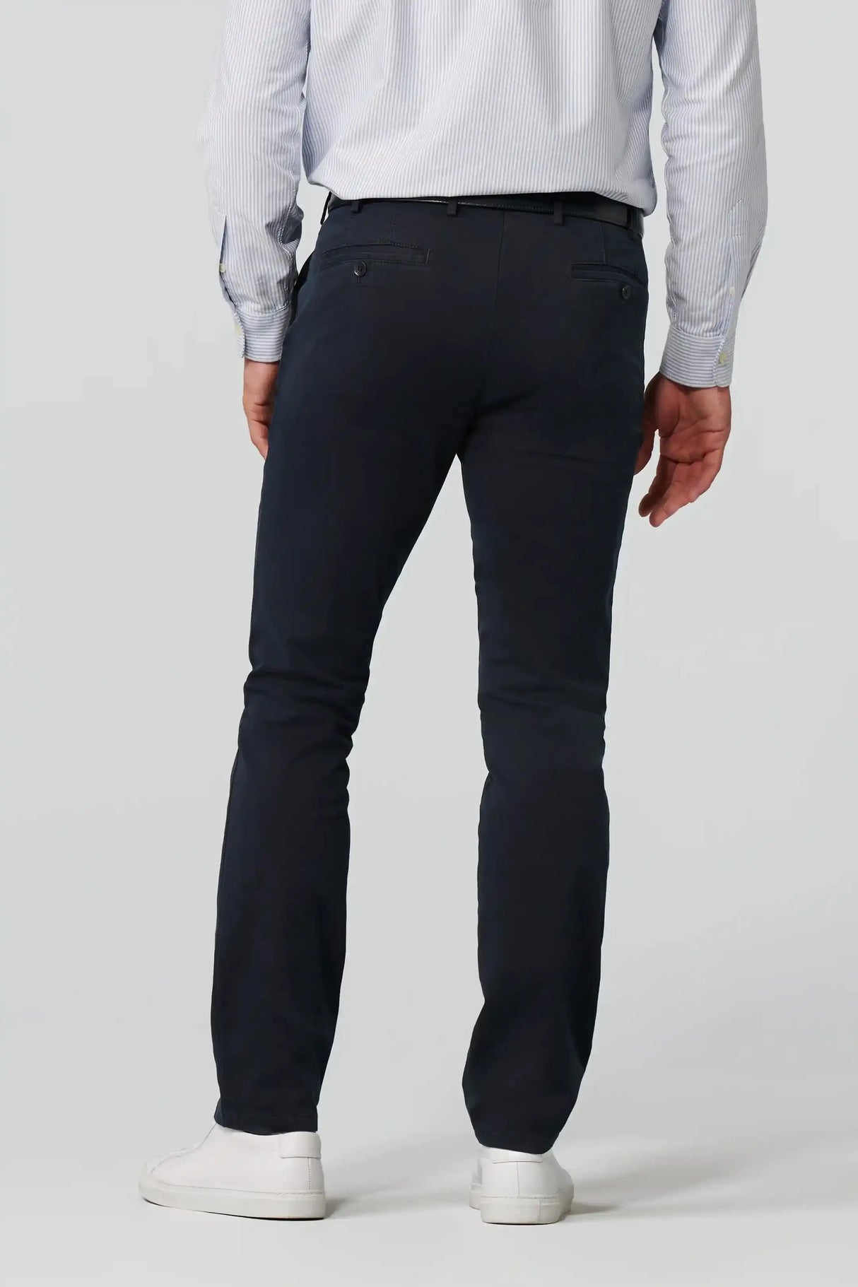 MEYER Roma Trousers - 316 Luxury Cotton Chinos - Navy
