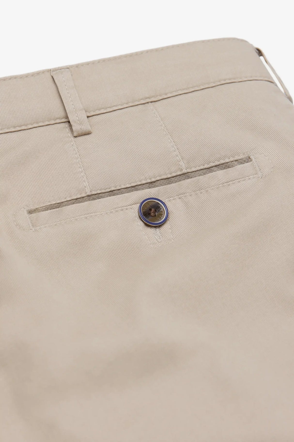 MEYER Roma Comfort Fit Chinos – 5080 Organic Cotton Stretch – Beige