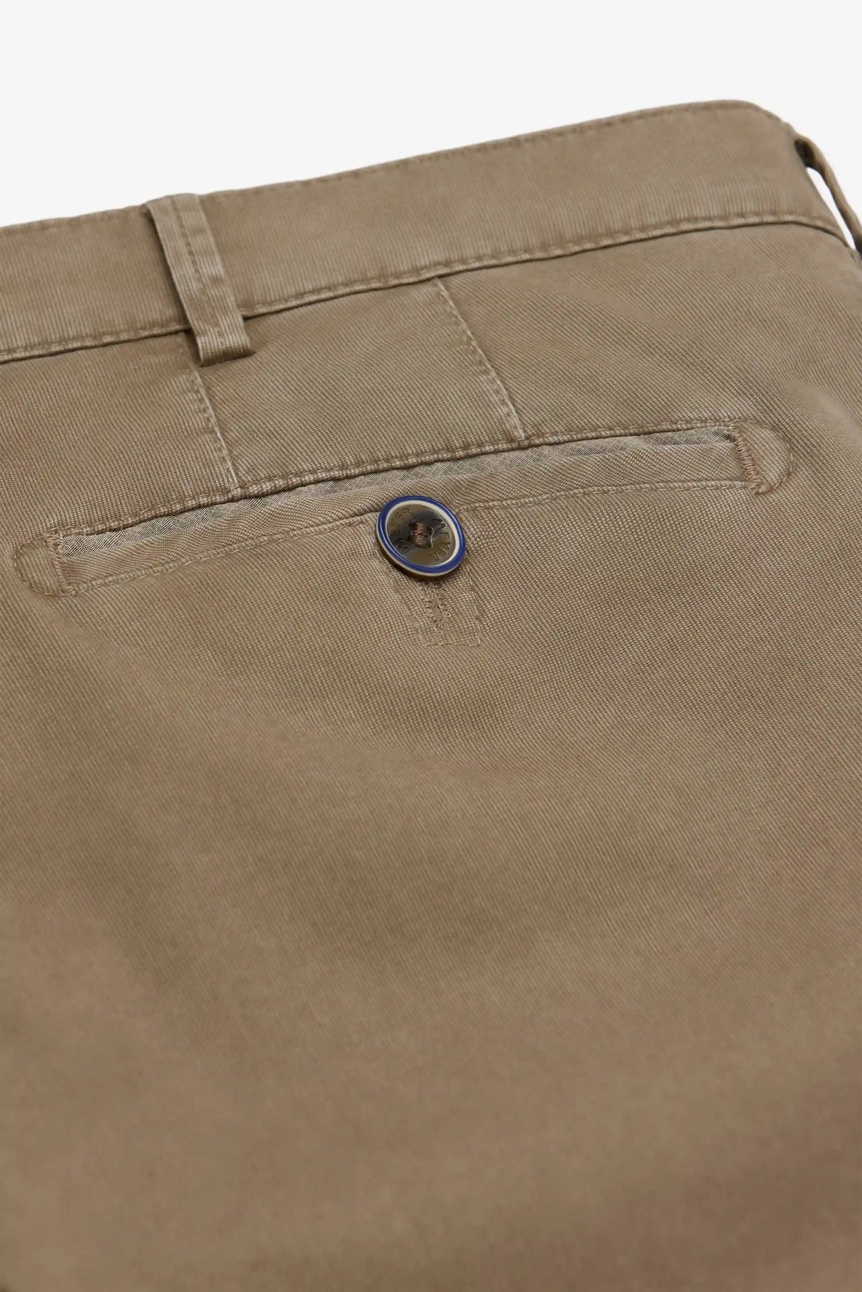 MEYER Roma Comfort Fit Chinos – 5080 Organic Cotton Stretch – Sand