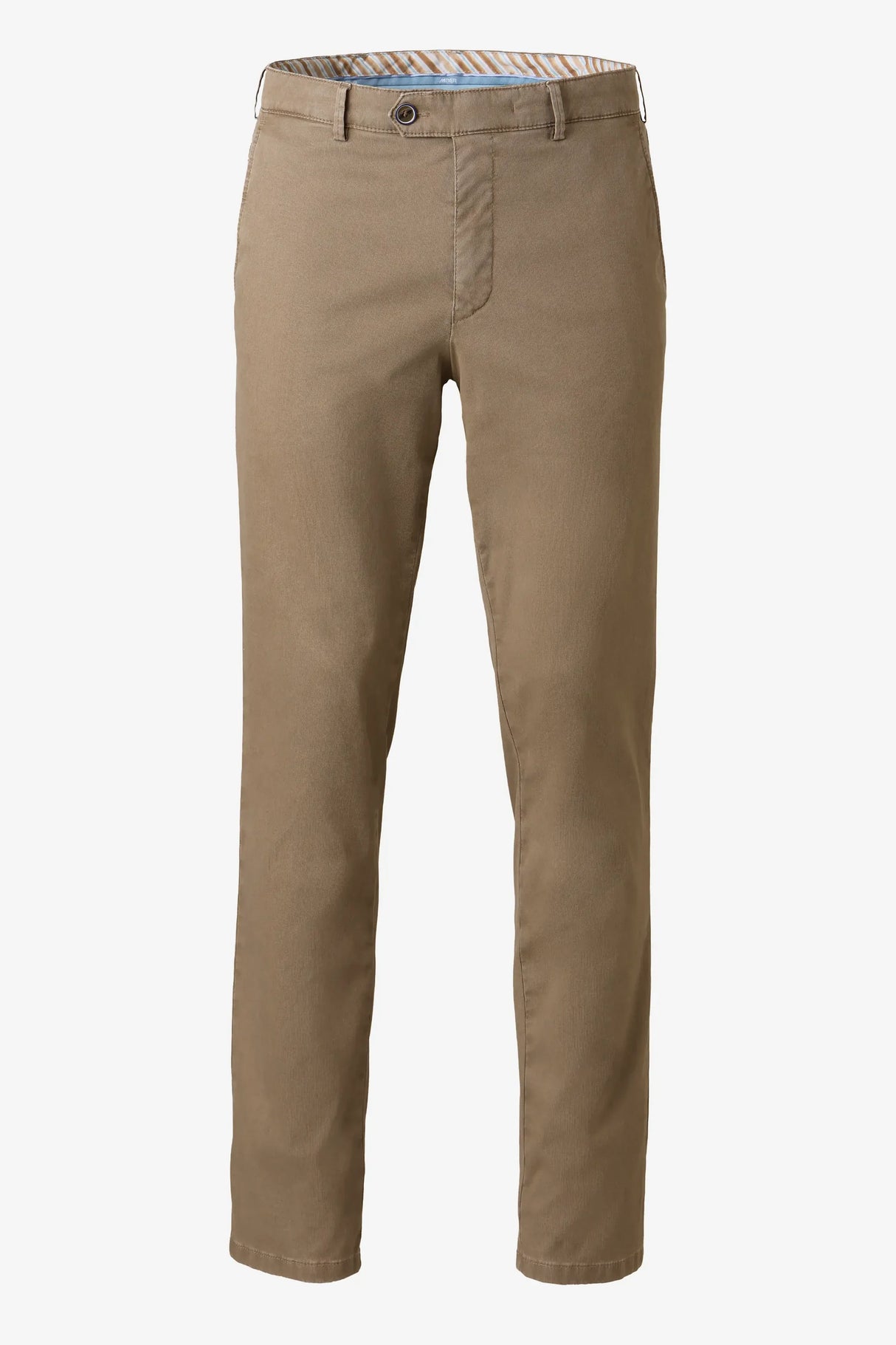 MEYER Roma Comfort Fit Chinos – 5080 Organic Cotton Stretch – Sand
