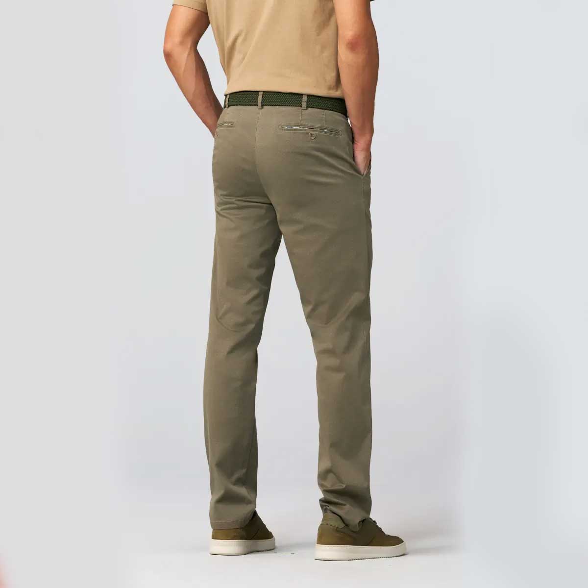 MEYER Woven Belt - Super Stretch - Olive