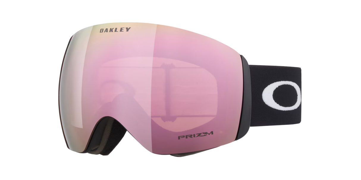 OAKLEY Flight Deck L Snow Goggles - Matte Black Strap - Prizm Rose Gold Iridium Lens