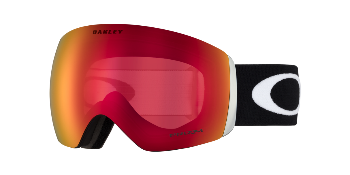 OAKLEY Flight Deck L Snow Goggles - Matte Black Strap - Prizm Snow Torch Iridium Lens