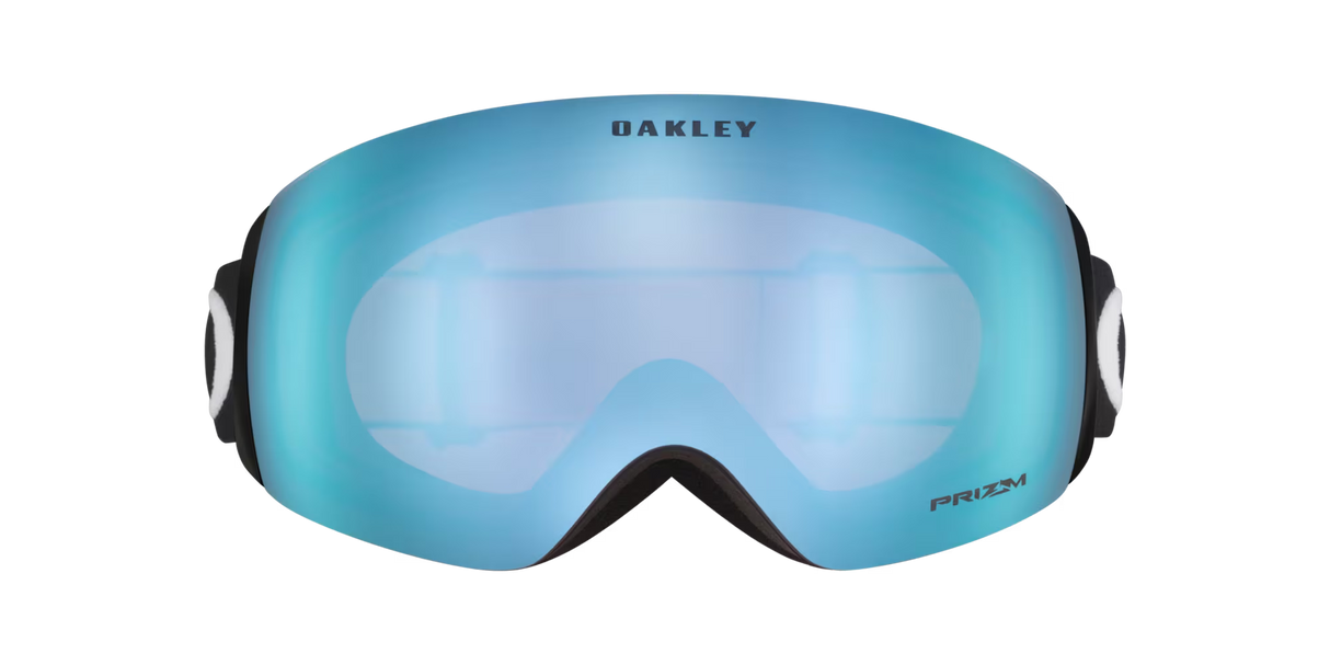 OAKLEY Flight Deck M Snow Goggles - Matte Black Strap - Prizm Snow Sapphire Iridium Lens