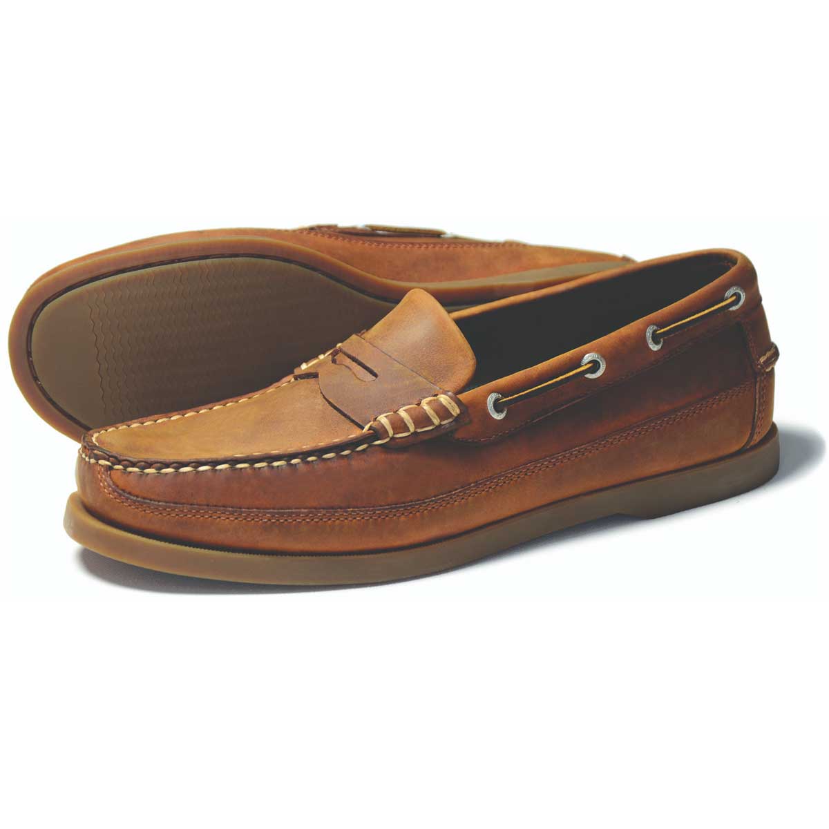 ORCA BAY Mens Fripp Leather Loafers - Sand