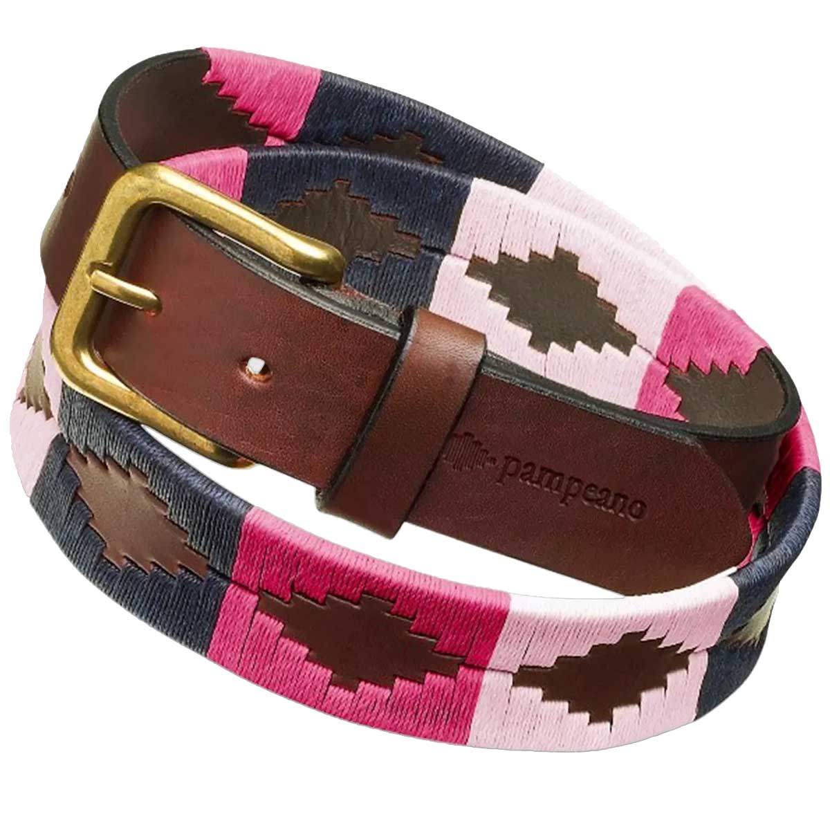 PAMPEANO Leather Polo Belt - Petalo