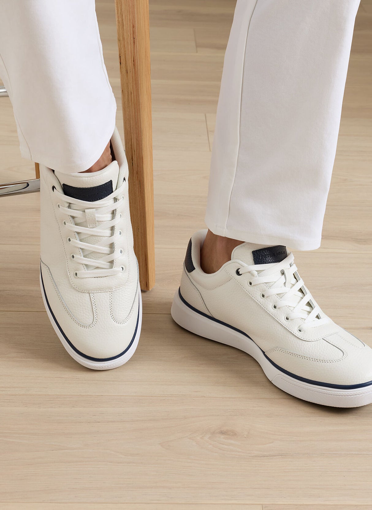 PETER MILLAR Drift Leather Hybrid Course Shoe - Men's - White