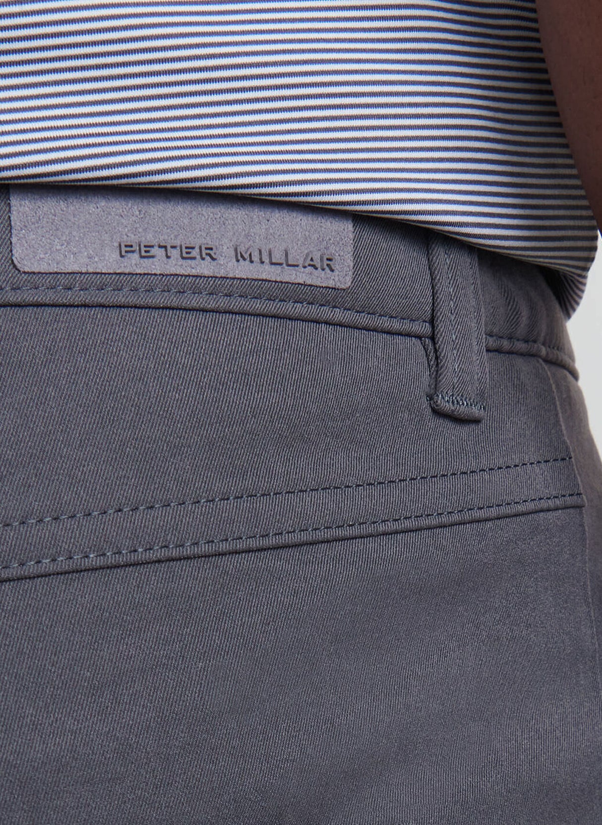 PETER MILLAR Eb66 Performance Five-Pocket Trousers - Men's Classic Fit - Iron Grey