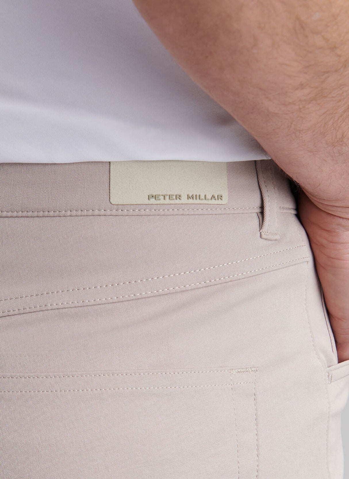 PETER MILLAR eb66 Performance Five-Pocket Trousers - Men's Classic Fit - Khaki