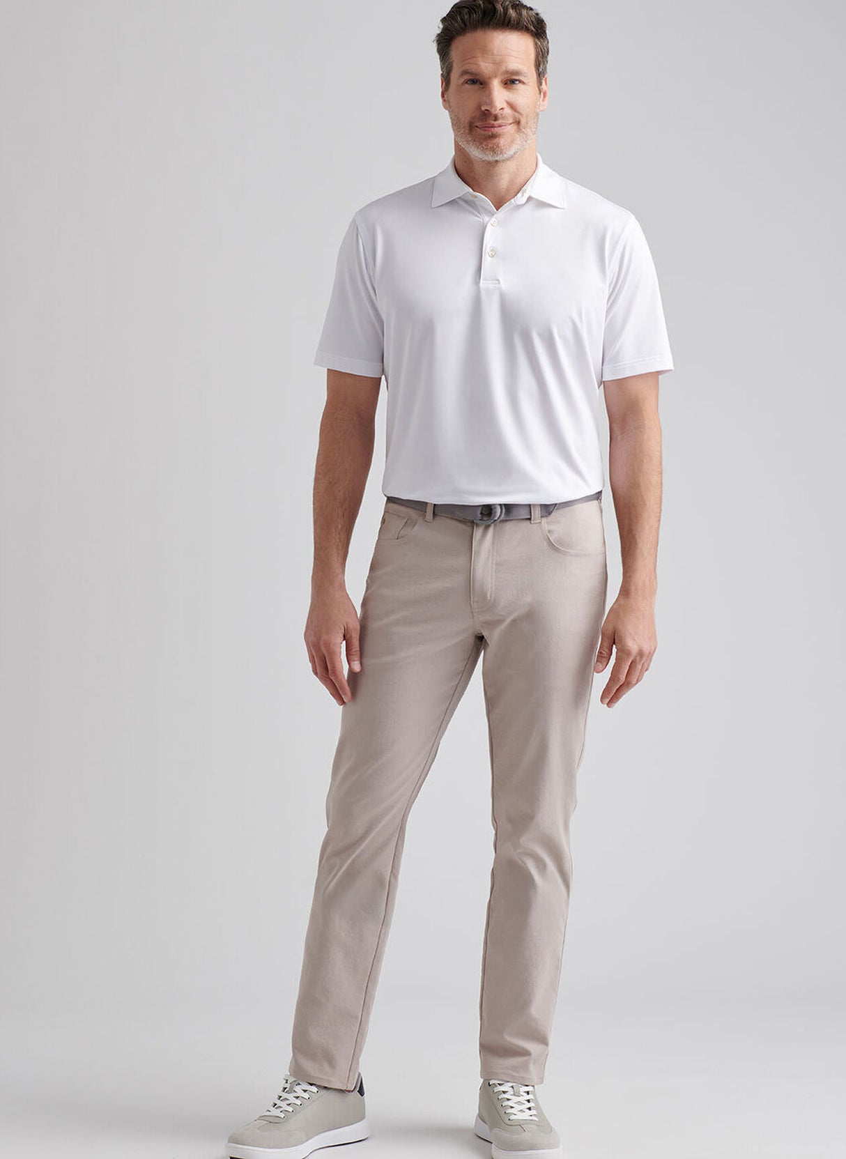 PETER MILLAR eb66 Performance Five-Pocket Trousers - Men's Classic Fit - Khaki