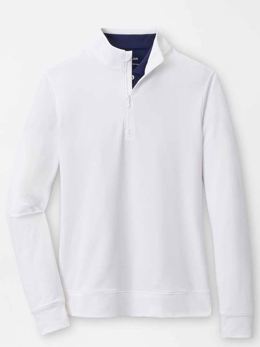 PETER MILLAR Essential Perth Pullover - Womens - White