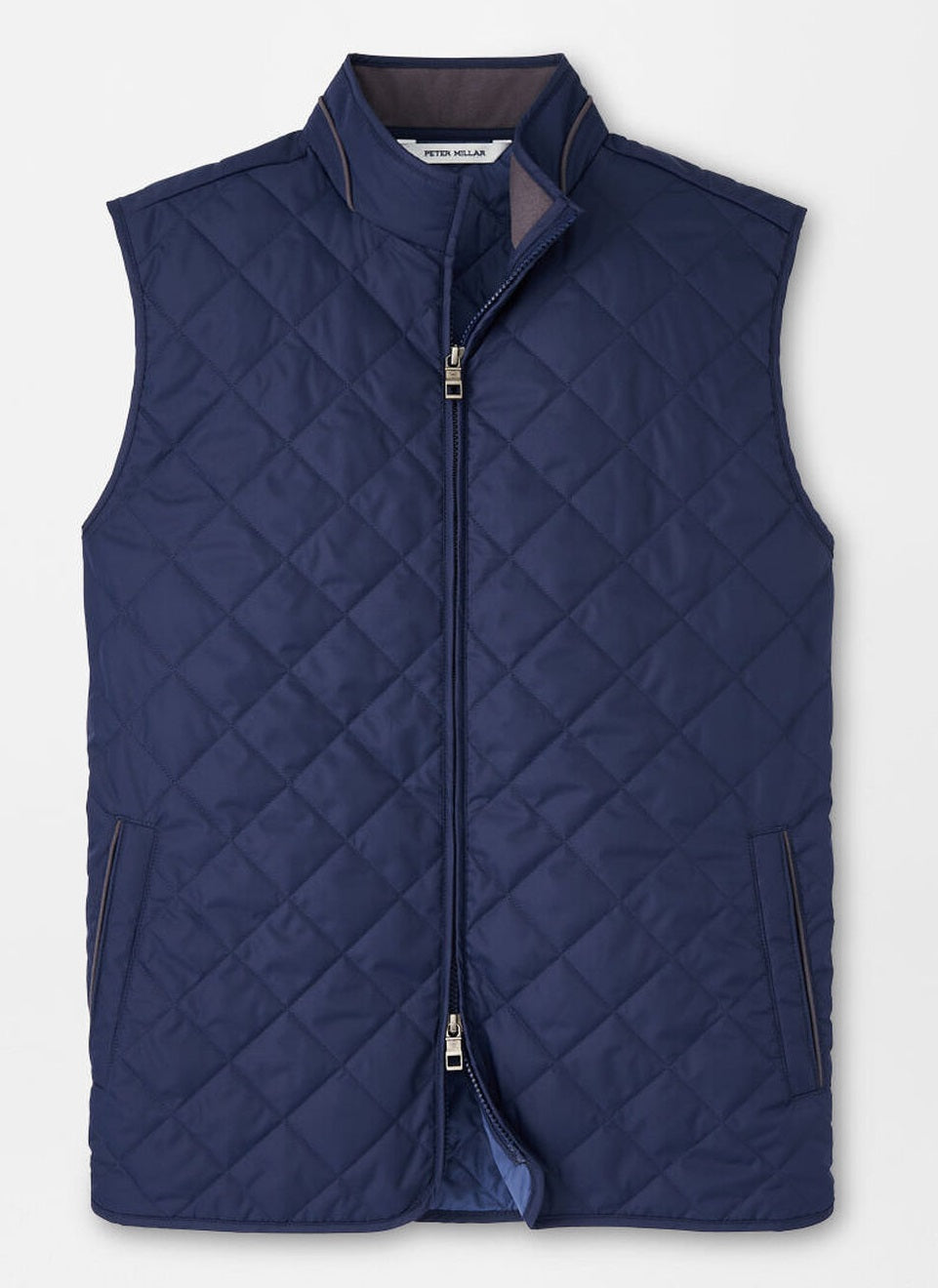 PETER MILLAR Essex Quilted Gilet - Men's Classic Fit - Navy