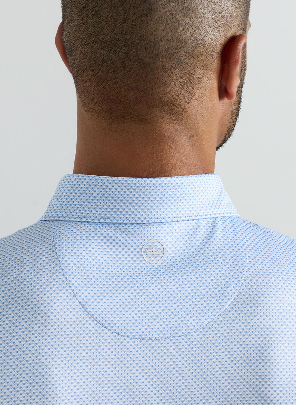 PETER MILLAR Medina Performance Jersey Polo Shirt - Men's Classic Fit - Bluebird