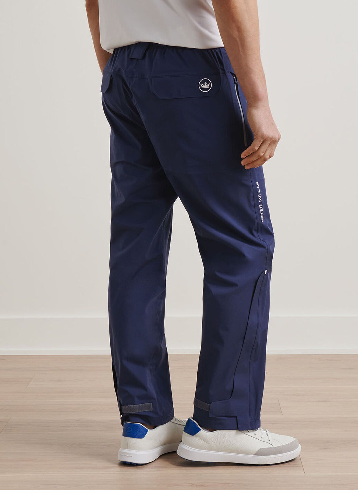 PETER MILLAR Men's Rain Walker Trousers - Windproof & Waterproof - Navy