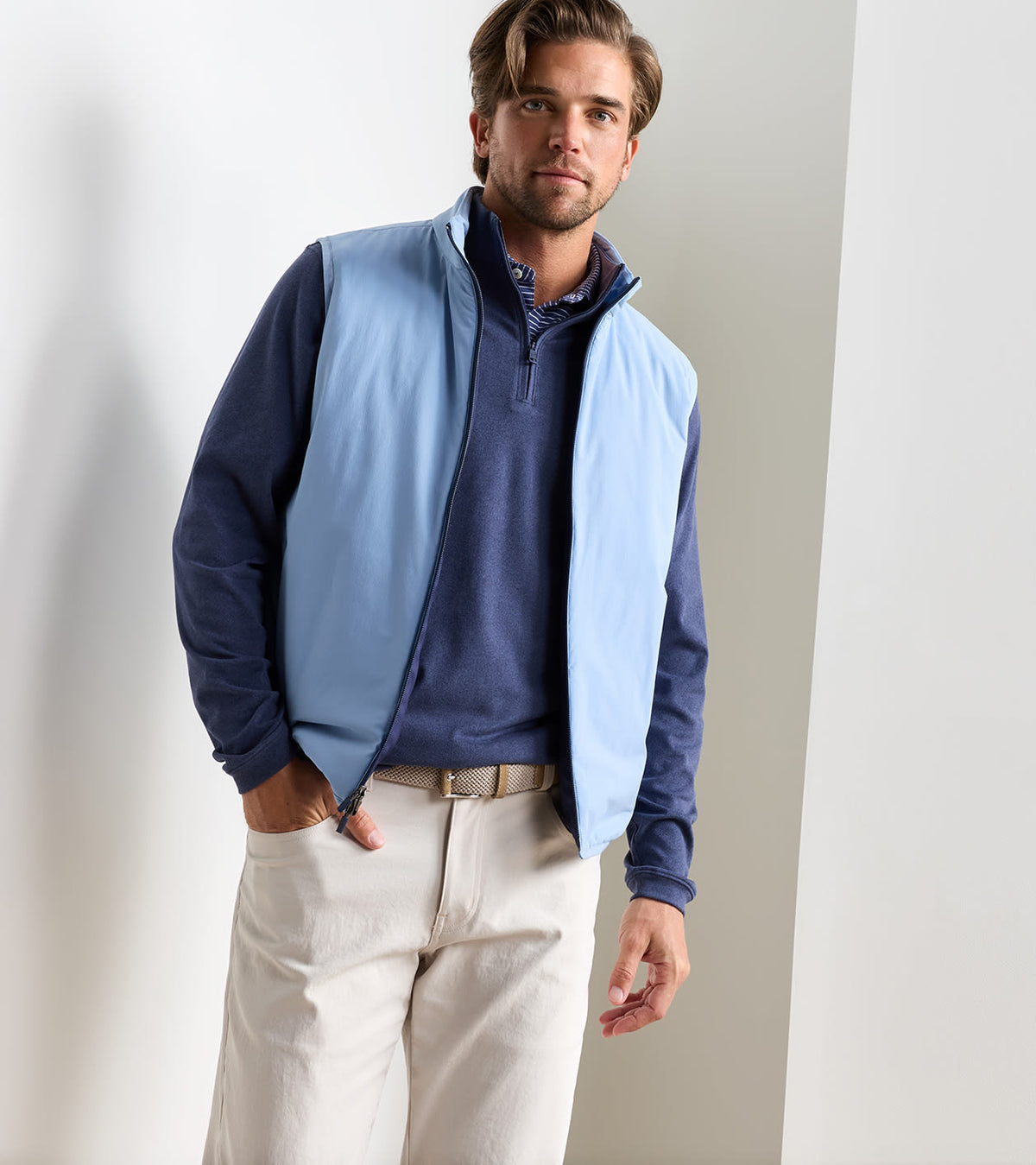 Peter Millar Ridge Gilet in Lakeside - view 2