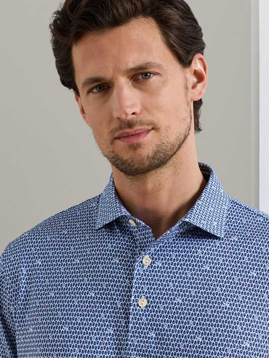 PETER MILLAR On The Half Shell Performance Jersey Polo Shirt - Men's Classic Fit - White