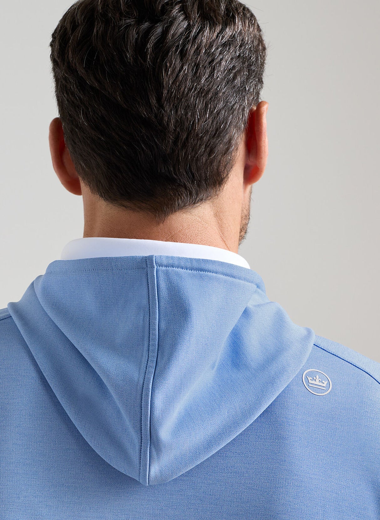 PETER MILLAR Pine Performance Golf Hoodie - Men's - Bluebird