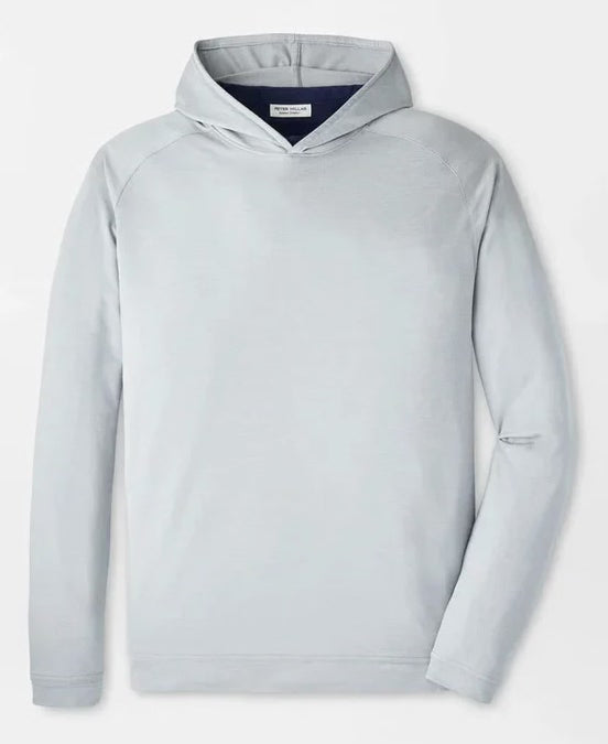 PETER MILLAR Pine Performance Golf Hoodie - Men's - Gale Grey