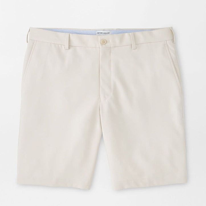 PETER MILLAR Salem Performance Shorts - Men's Classic Fit - Stone