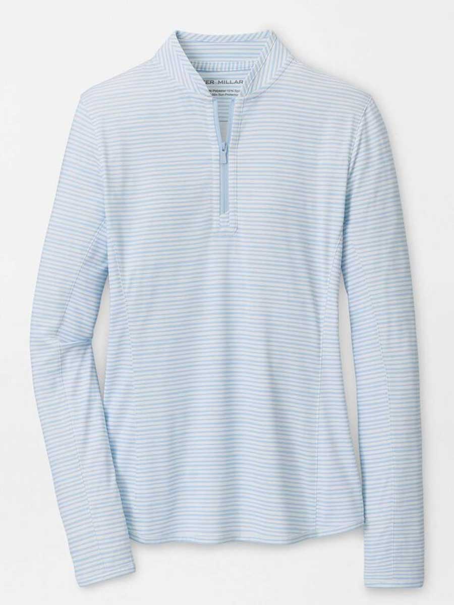 PETER MILLAR Shadebreak Lightweight Sunshirt - Womens - Blue Brisk