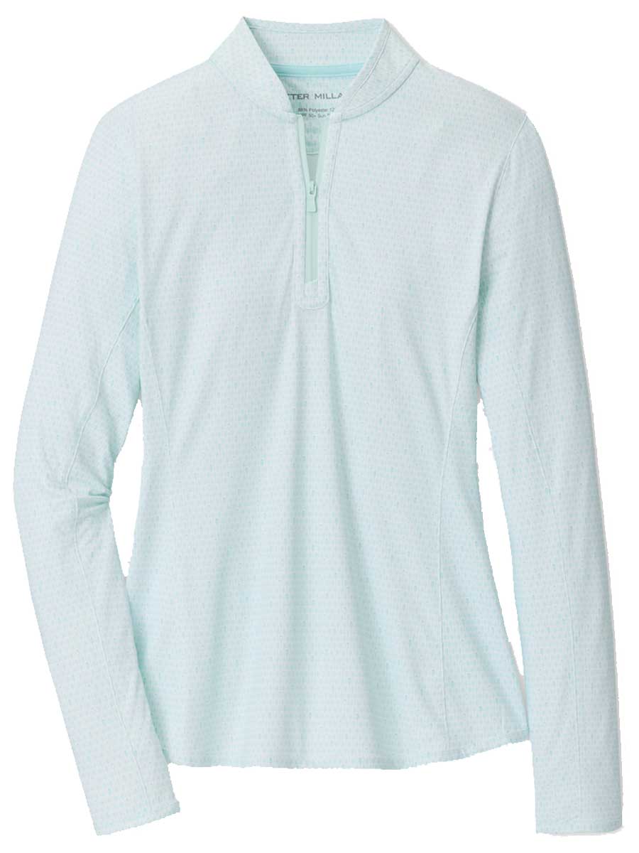 PETER MILLAR Shadebreak Lightweight Sunshirt - Womens - Ocean Air Bubbles
