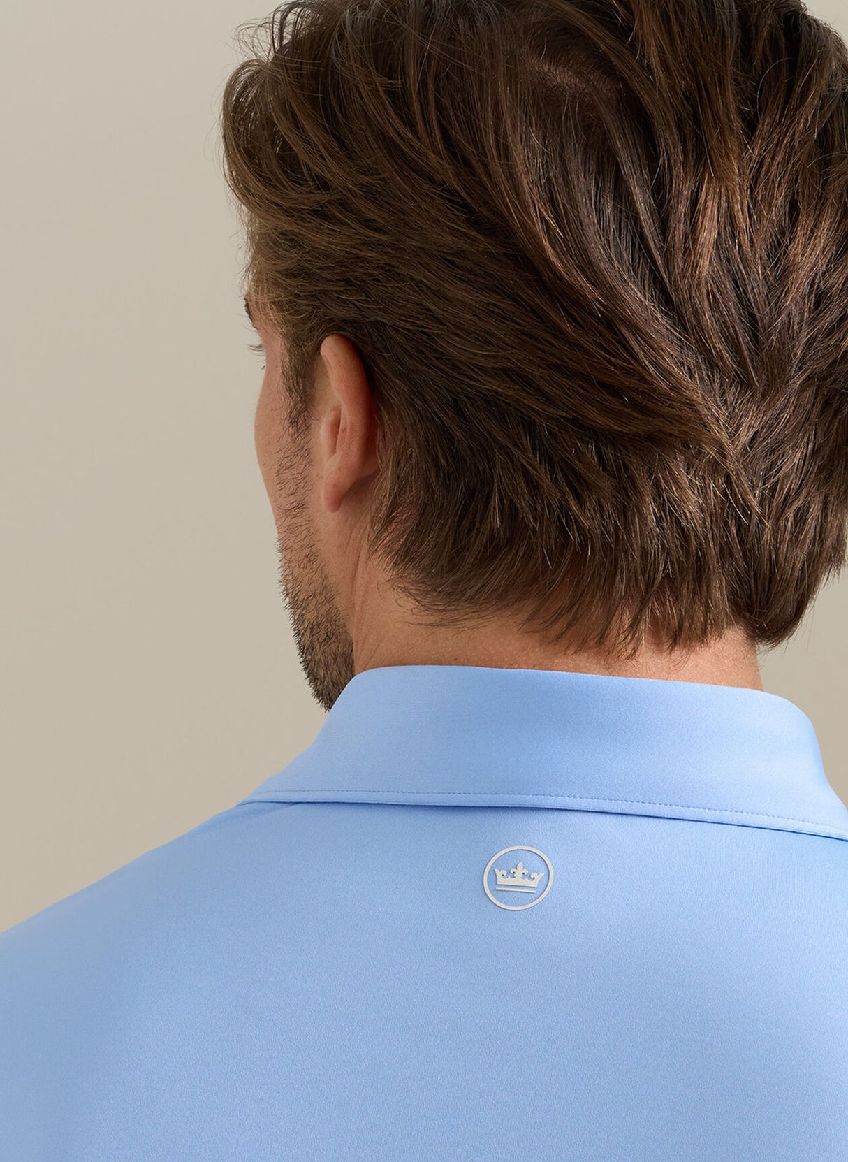 PETER MILLAR Solid Performance Jersey Polo Shirt - Men's Classic Fit - Bluebird