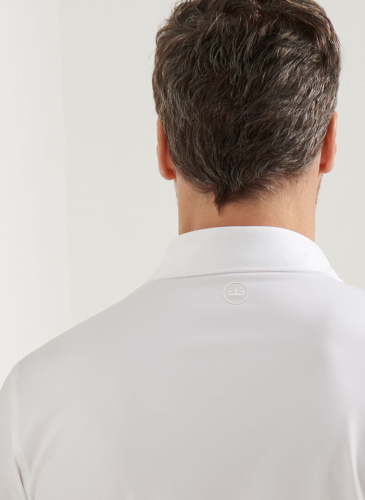 PETER MILLAR Solid Performance Jersey Polo Shirt - Men's Classic Fit - White