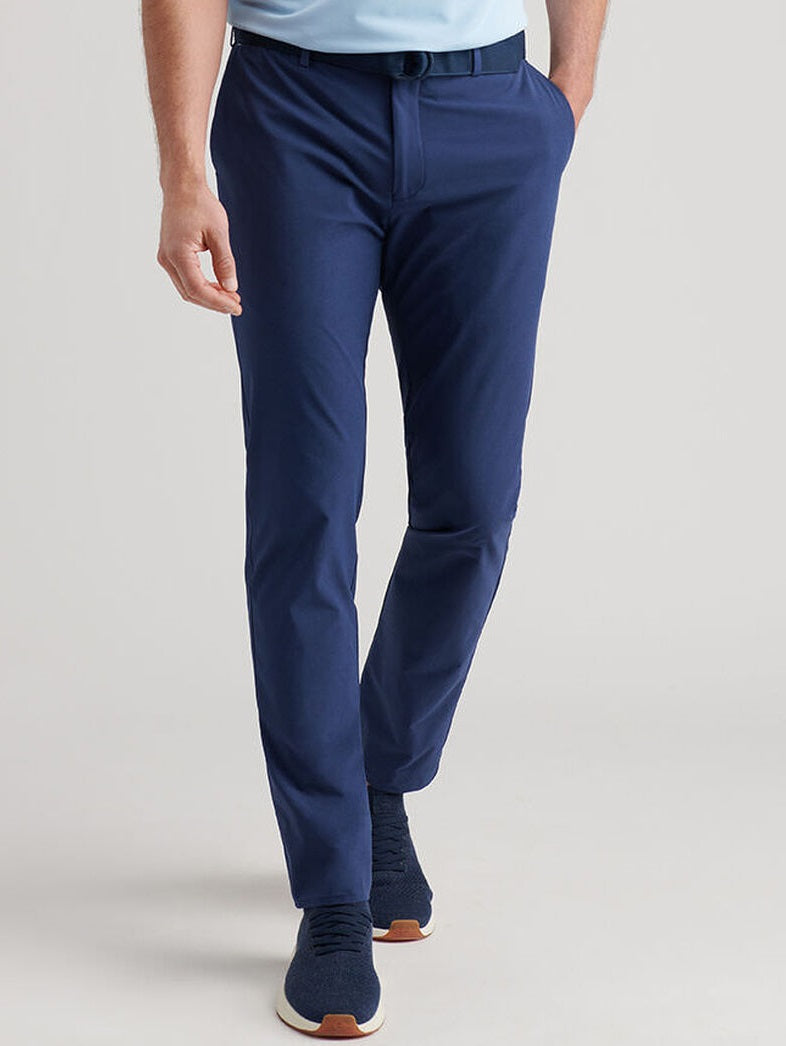 PETER MILLAR Surge Performance Trousers – Men’s Technical Four-Way Stretch – Navy