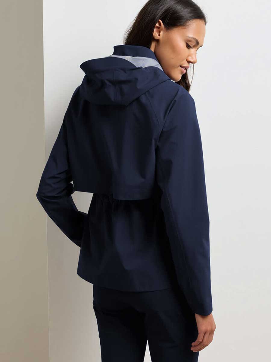 PETER MILLAR Surrey Waterproof Rain Jacket - Womens - Navy