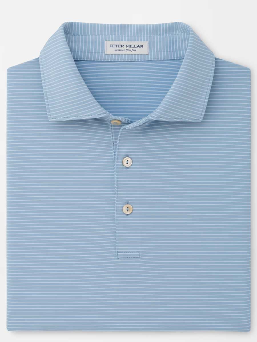 PETER MILLAR Wade Performance Jersey Polo Shirt - Men's Classic Fit - Lakeside