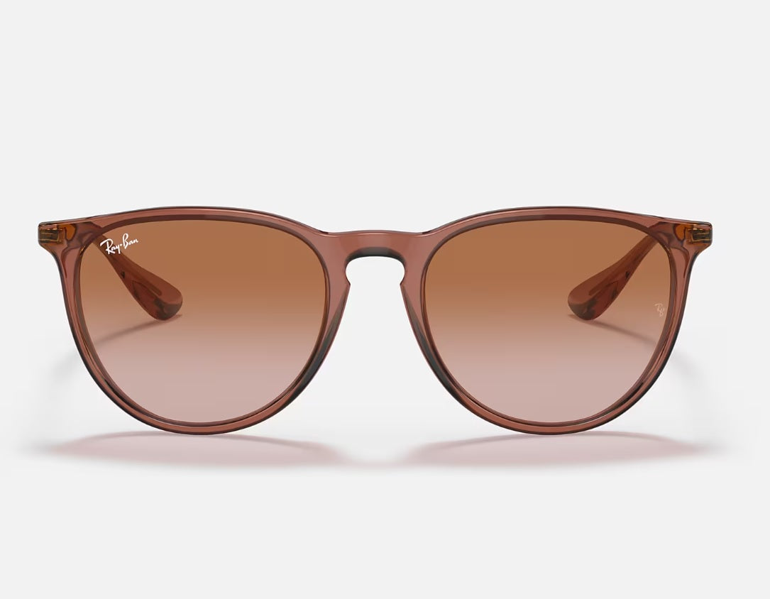 RAY-BAN Sunglasses Erika Classic - Transparent Light Brown - Gradient Brown Lens Ray-Ban