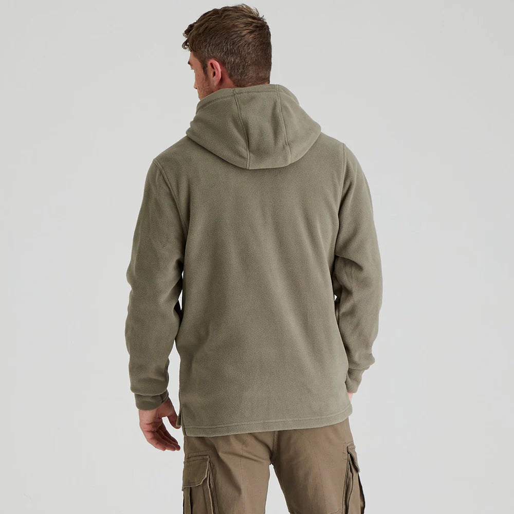 RIDGELINE Ballistic Fleece Hoodie - Mens - Smokey Olive