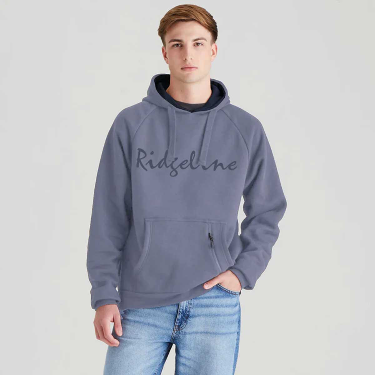 RIDGELINE Signature Hoodie - Mens - Storm