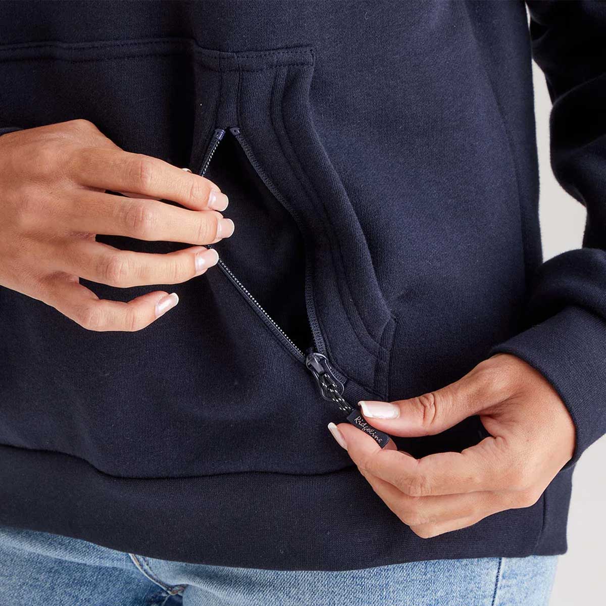 RIDGELINE Signature Hoodie - Womens - Navy