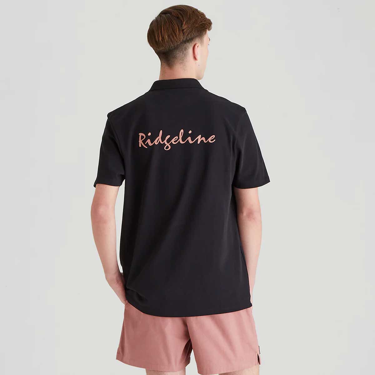 RIDGELINE Signature Polo Shirt - Mens - Black