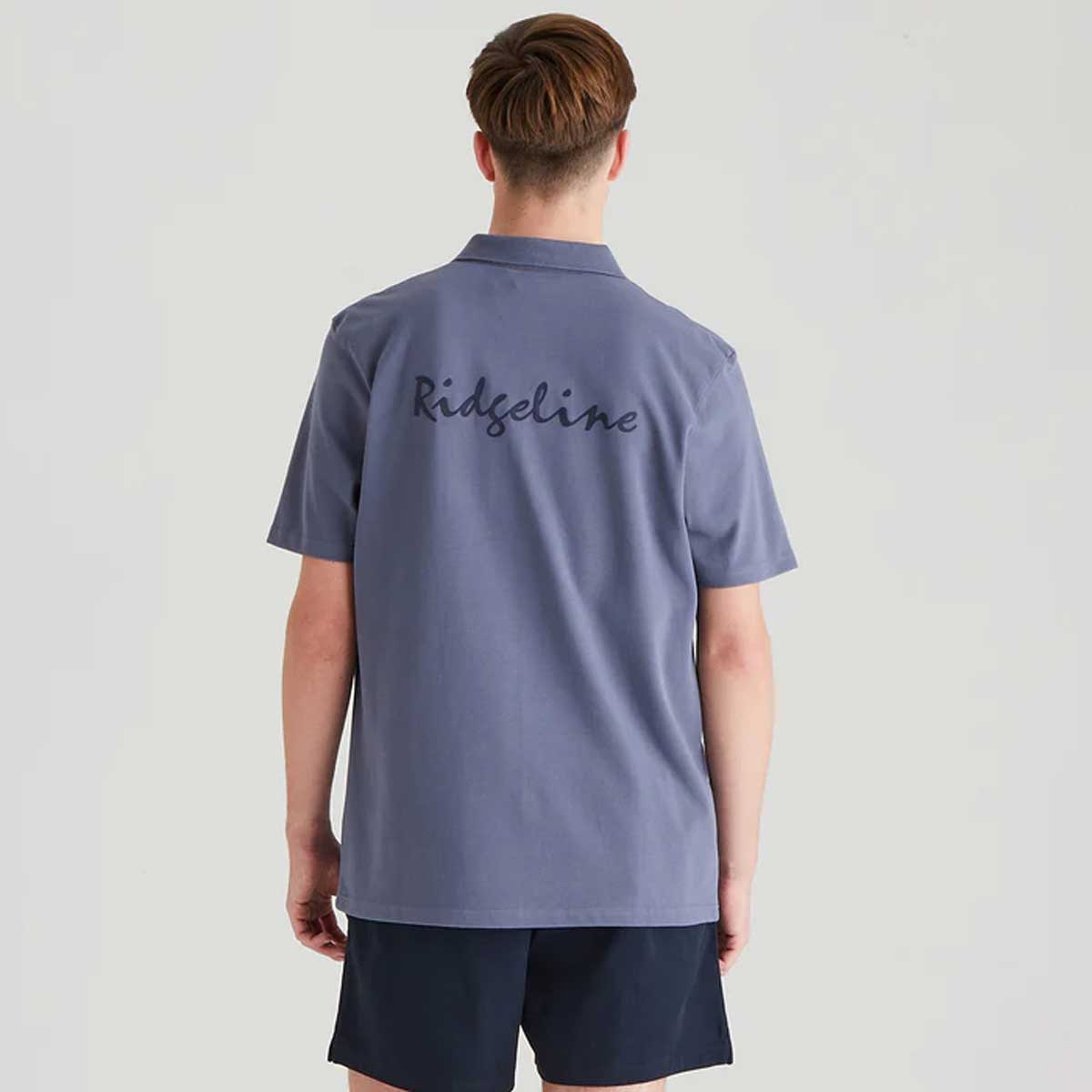 RIDGELINE Signature Polo Shirt - Mens - Storm