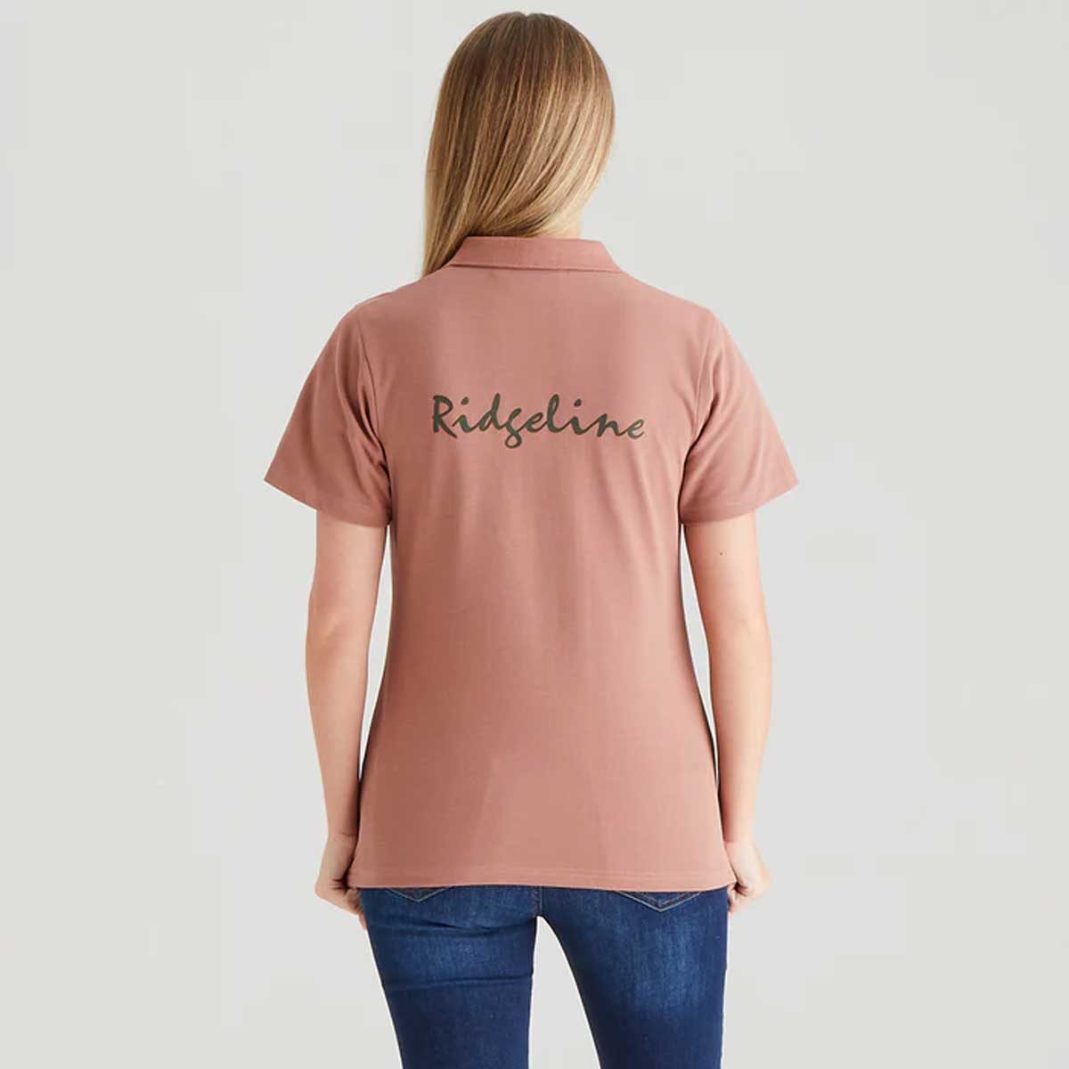 RIDGELINE Signature Polo Shirt - Womens - Dusky Pink