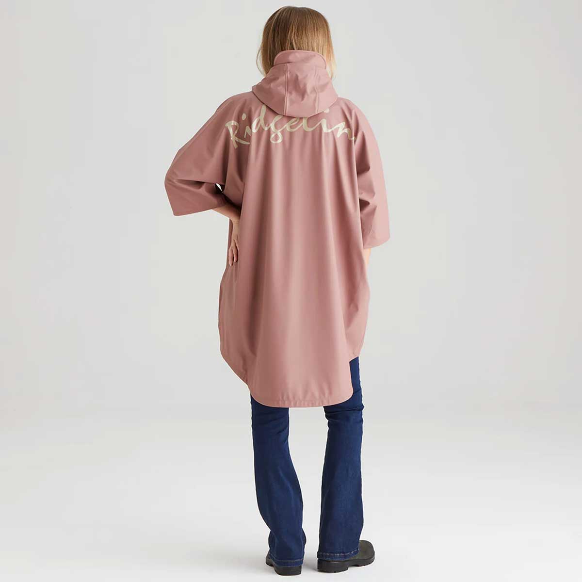 RIDGELINE Signature Poncho - Dusky Pink
