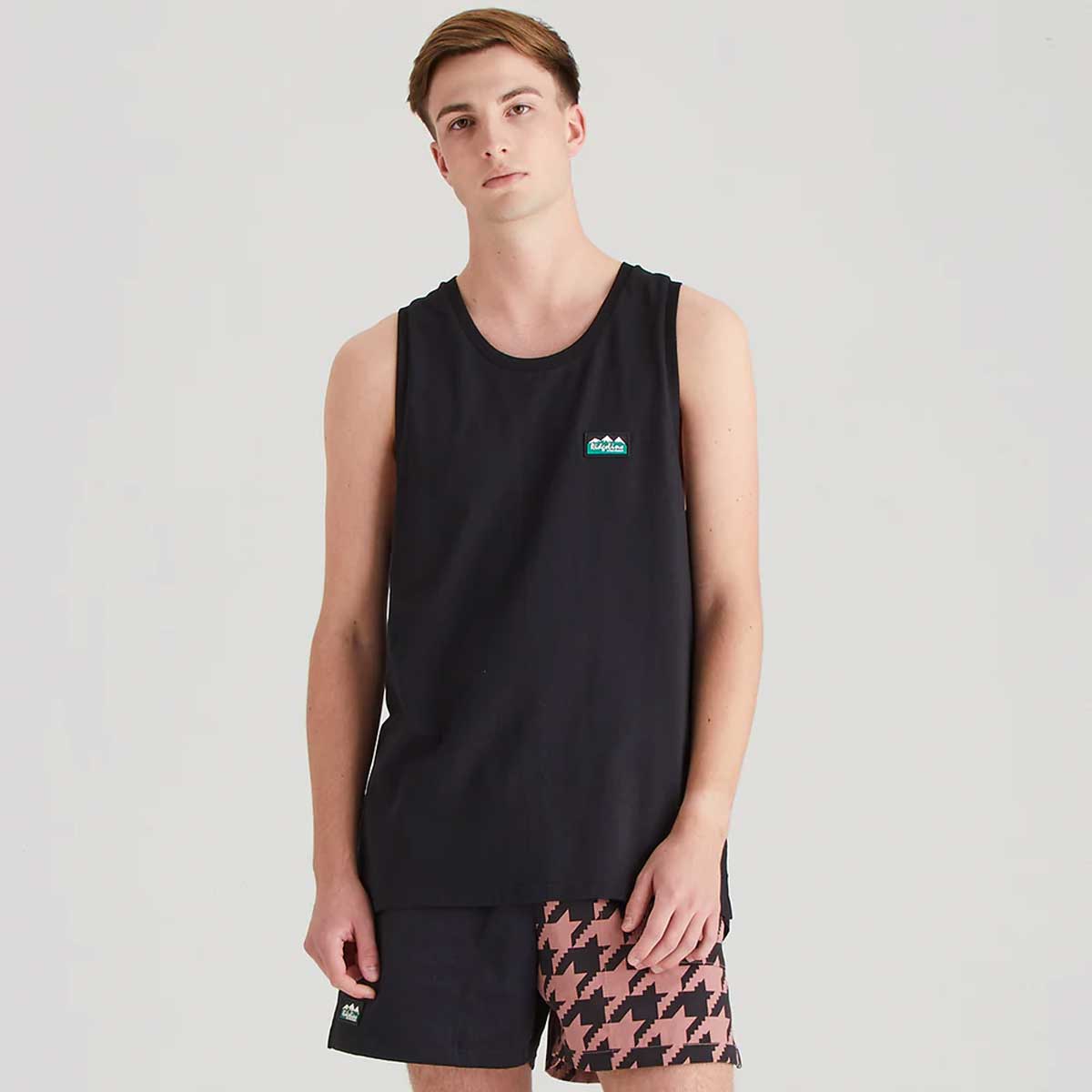 RIDGELINE Signature Singlet Top - Black