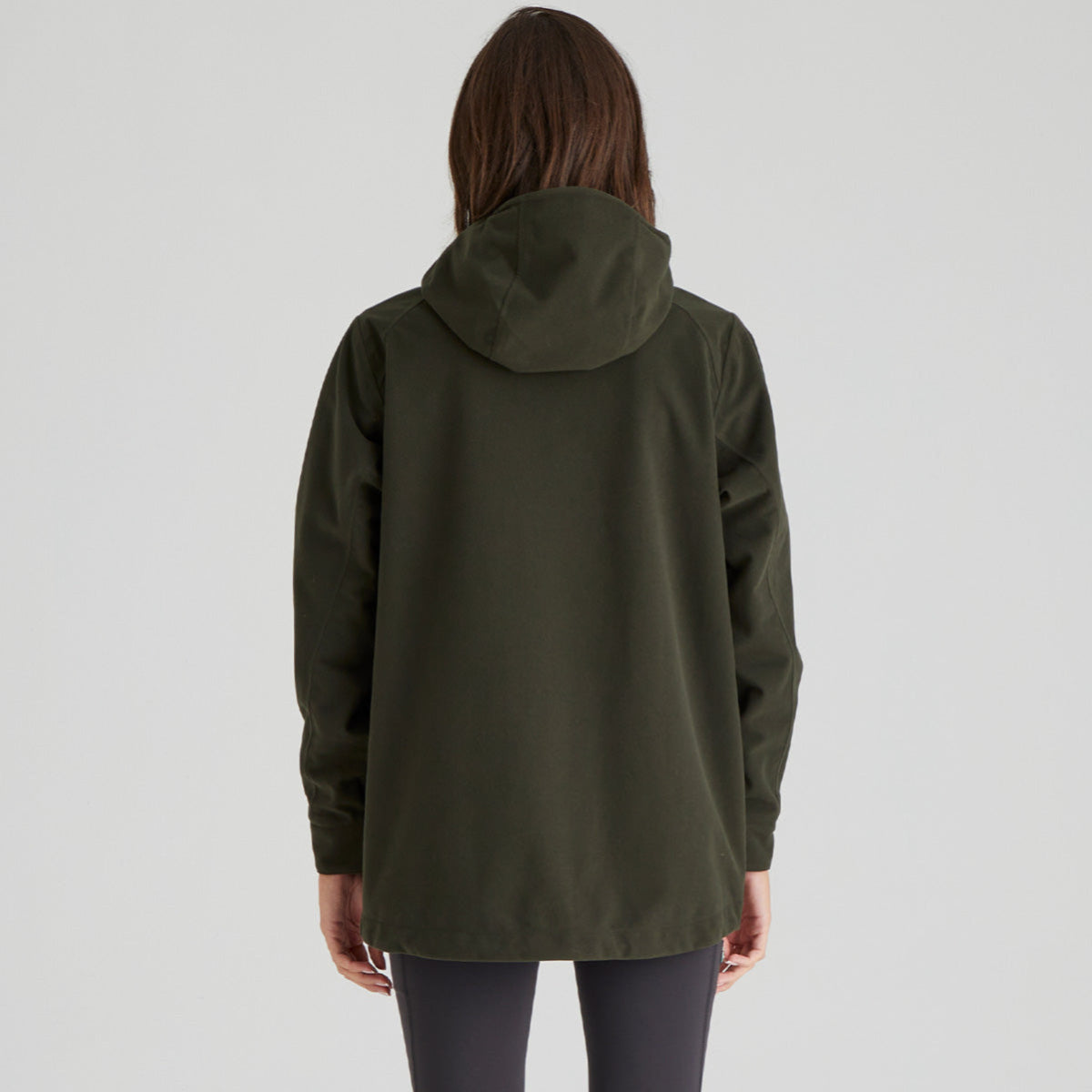 Ridgeline women's Rhea Jacket Deep Forest, back view