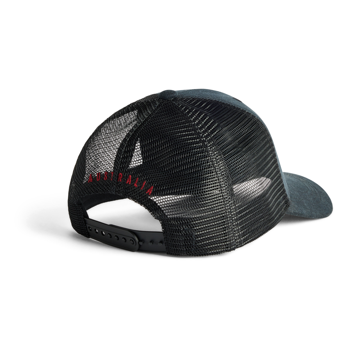 RM Williams R.M.W. Longhorn trucker cap - Black Wash, product view 3