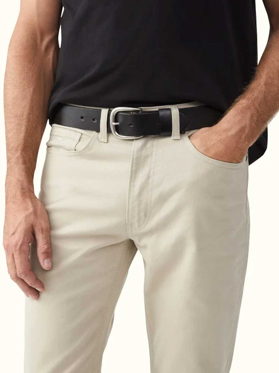 RM WILLIAMS Traditional Belt - Men's CB436 Leather 1.5"- Black RM Williams