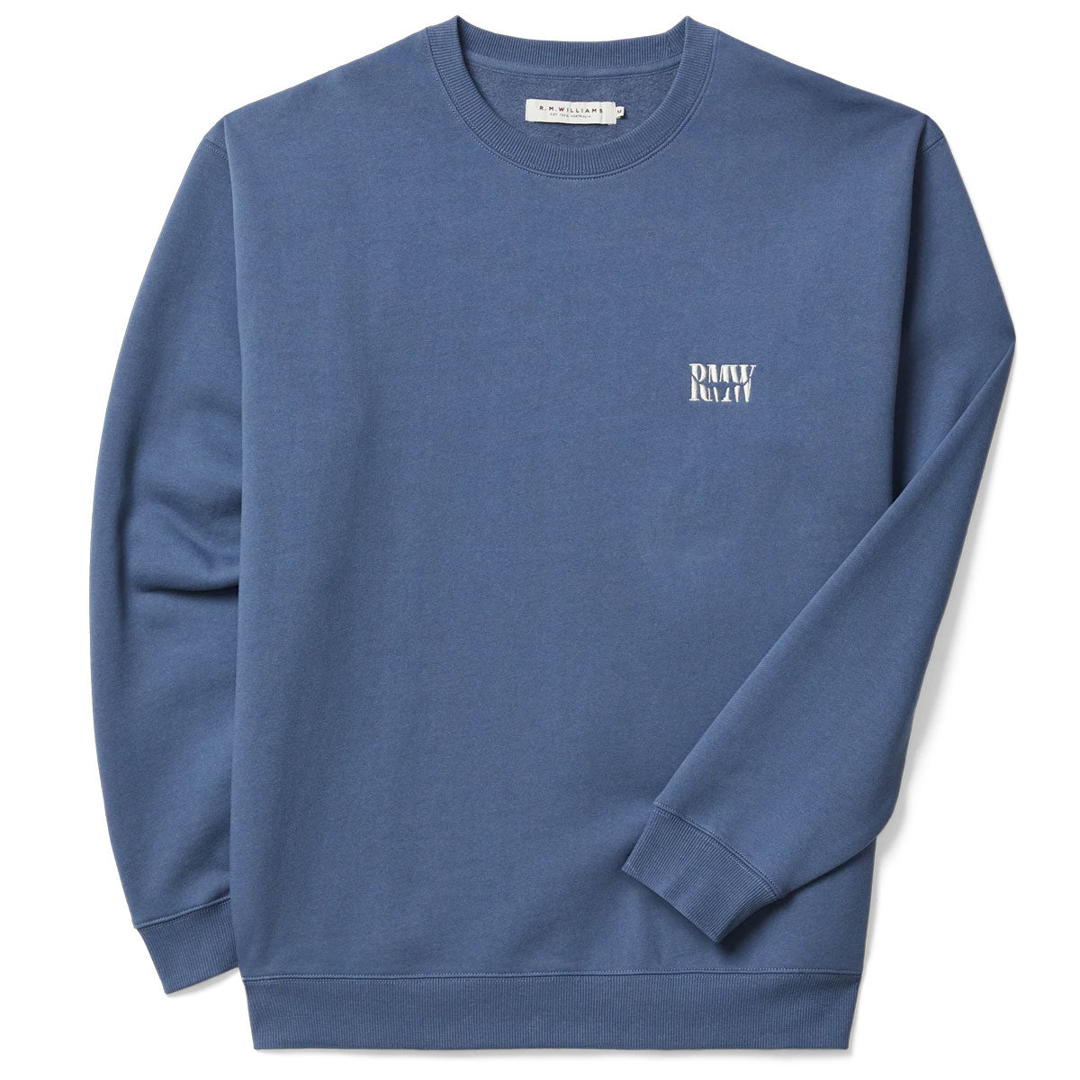 RM WILLIAMS Branded Crew Sweatshirt - Men's - Blue