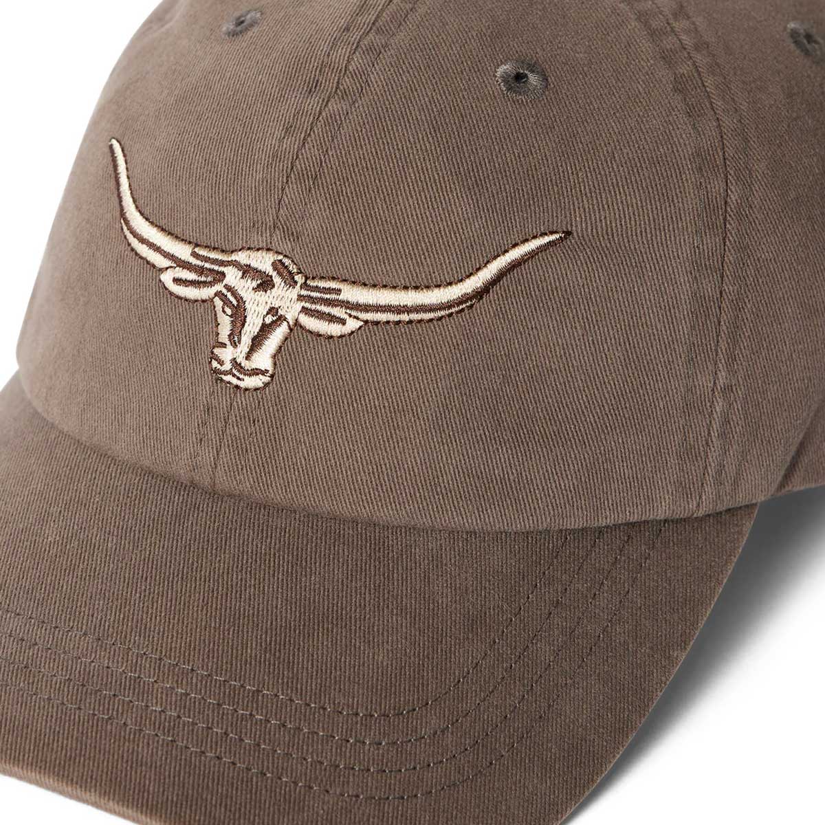 RM WILLIAMS Longhorn Twill Cap - Steers Head Logo - Silt