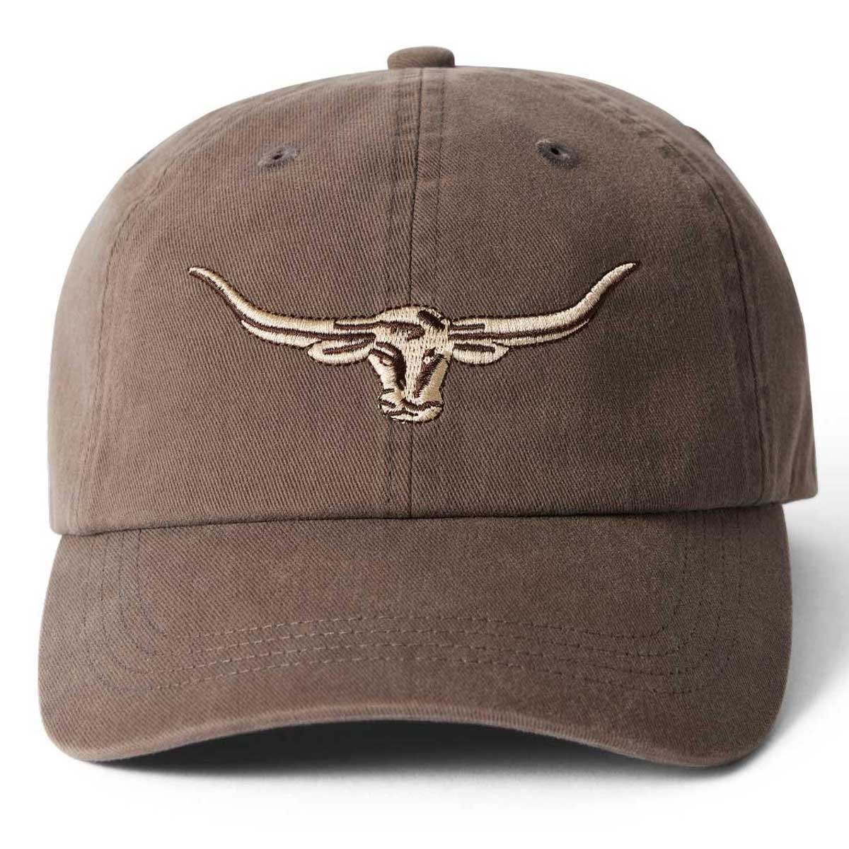 RM WILLIAMS Longhorn Twill Cap - Steers Head Logo - Silt